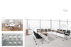 Movable Foldable Training Table DM71