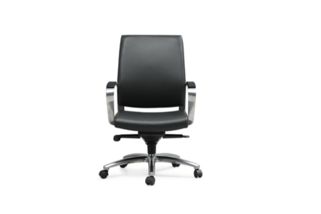 Medium Back Ergonomic PU Leather Chair P-752