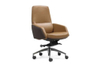 Medium Back Ergonomic Artificial Leather Chair P-7921