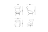 High Back Armchair DY-006.3