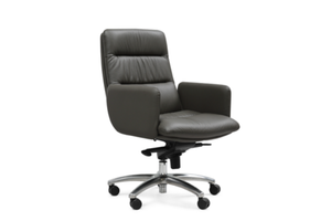 Medium Back Ergonomic Leather Chair P-7807