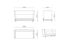 High Back Public Sofa SF-553