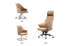 Medium Back Ergonomic Artificial Leather Chair P-7808
