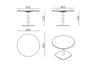 Round Table Set CJ-876.2/4/6