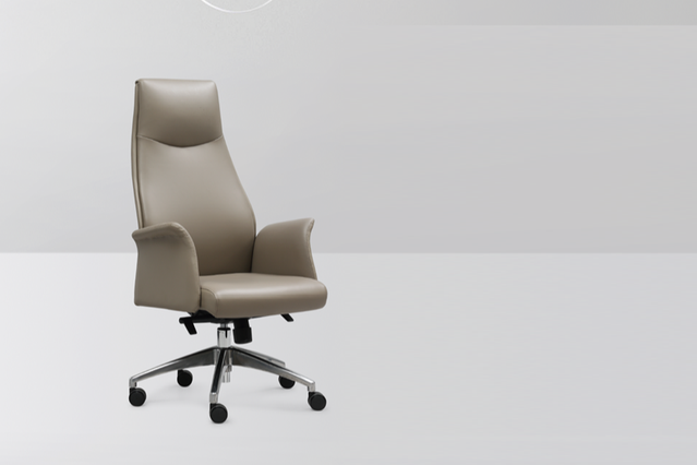 High Back Ergonomic Artificial Leather Chair P-9001